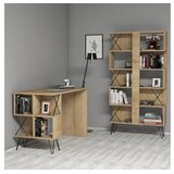 Hanah home Polica 120x78,8x60​cm Hrast-Crna | Eponuda.ba