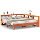  Krevet s regalom za knjige bez madraca 180x200 cm od borovine | shoptok.hr