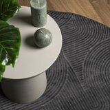  Tepih IZA kratka vlakna skandinavski izgled antracit Ø 120 cm | shoptok.hr