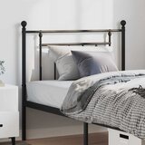  Metalno zamjensko uzglavlje crno 100 cm | shoptok.hr
