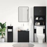  Kupaonski ormarić crni 60 x 33 x 61 cm od konstruiranog drva | shoptok.hr