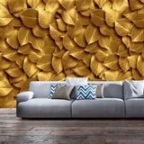  Tapeta - Golden Leaves 350x245 Cijene