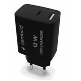  TA-UC-2AC12-01-BK Gembird USB punjac, 2-port USB-A+ USB-C, 2.4 A, Black | Eponuda.com