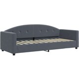 vidaXL Dnevna postelja z vzmetnico temno siva 80x200 cm žamet, (20936671) | Shoptok.si
