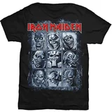 Iron Maiden majica Nine Eddies M Črna