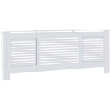 vidaXL Pokrov za radiator MDF bel 205 cm, (20769773) | Shoptok.si