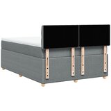  Krevet s oprugama i madracem svjetlosivi 140x190 cm od tkanine | shoptok.hr