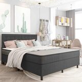 Krevet od tkanine s oprugama tamnosivi 180 x 200 cm | shoptok.hr