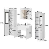 P & B Kopalnica Madrit, Barva Hrasta, Led, 5-Delno | Shoptok.si