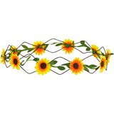  Cvetlična tiara s sončnicami - 1 k. | Shoptok.si