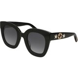 Gucci GG0208S 001 ONE SIZE (49) Črna/Siva Cene