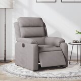  Električni naslonjač od tkanine smeđesivi | shoptok.hr