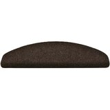  Prostirke za stepenice, samoljepljive, 5 kom, 65x21x4 cm, tamnosmeđe, poluokrugle, velike | shoptok.hr