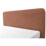 Makamii Tapecirani bračni krevet s prostorom za odlaganje s podnicom 180x200 cm boje terakote Makapu – | shoptok.hr