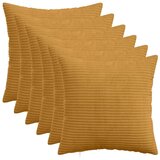  Presvlaka za jastuk 6 pcs HEERLEN Žuta 35 x 35 cm Kord - Žuta 35 x 35 cm 6 | shoptok.hr