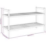 vidaXL Stalak za cipele 69 x 27 x 41 cm od masivnog drva oraha | shoptok.hr