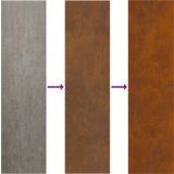 vidaXL Vrtni Sadič s Dekorativnom Pločom Rđa 32 x 140 cm Otporni čelik | shoptok.hr