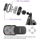 Yesido Auto držač (C72) s magnetskom ručkom i kutom rotacije od 360 za kontrolnu ploču - crni | shoptok.hr