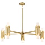 Elstead MARVELE10-AB-OPAL - Luster na stalku MARVELE 10xE14/40W/230V zlatna | Eponuda.com