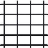  Zidna polica Crni hrast 102 x 13.5 x 102 cm Konstruirano drvo | shoptok.hr