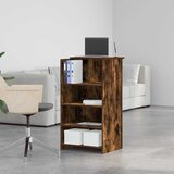  Recepcijski stol dimljeni hrast 55x50x103,5cm konstruirano drvo | shoptok.hr