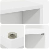 Cd ormar Bijela 60 x 17 x 92 cm Konstruirano drvo | shoptok.hr