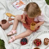 Liewood 4 dijelni set silikonskih zdjelica iggy dino rose mix | shoptok.hr