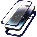 AVIZAR Ovitek iPhone 14 Pro Max, zadnji del iz pleksiglasa z Svetlomodra obroba, (20616833) | Shoptok.si