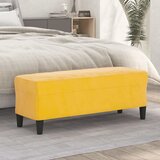  the living store klop rumena 100x35x41 cm žamet - klop, (21440423) Cene
