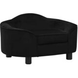 SOFA za pse crna 67 x 47 x 36 cm plišana Cijene