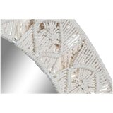  Zidno ogledalo DKD Home Decor Bijela Boho makrame 75 x 2 x 75 cm | shoptok.hr
