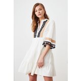 Trendyol White Embroidery and Tassel Detailed Dress | shoptok.hr