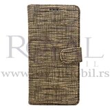  futrola textile flip za samsung galaxy S22 ultra zlatna Cene