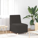 vidaXL Kauč fotelja tamnosiva 55 cm kovrčava tkanina nalik vuni Cijene