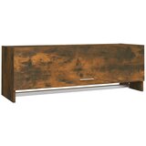 Furnova Garderobna omara dimljeni hrast 100x32,5x35 cm konstruiran les, (21930108) | Shoptok.si