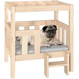  Krevet za pse 65,5x50,5x70 cm od masivne borovine | shoptok.hr