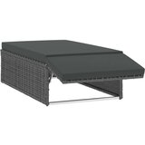  Vrtna sedežna garnitura 2-delna z blazinami poli ratan siva, (20667028) | Shoptok.si