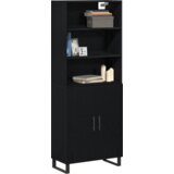  Visoki ormar crni hrast 69 5x34x180 cm inženjersko drvo | shoptok.hr