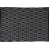  Tepih ORIZ Crni mrežasti uzorak 200 x 280 cm 100% poliester | shoptok.hr