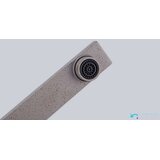 EYN Pipa 0113 za kuhinjo ali kopalnico | Sodobna visoka kuhinjska/kopalniška armatura ostrih linij — Bela - imitacija belega kamna | Shoptok.si