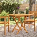  Sklopivi vrtni stol 85 x 85 x 76 cm od masivne tikovine Cijene