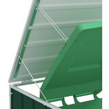  Spremište za 2 kanta za otpad zelena 144x81x113 cm čelično | shoptok.hr