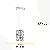 Lesnina XXXL VISEČA SVETILKA 14/100 cm E27 | Shoptok.si