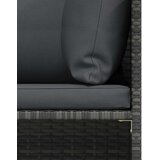  Vrtna sofa s jastucima siva od poliratana | shoptok.hr