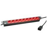 Boschmann 333.937 power extension 2 m 9 AC outlet(s) Indoor Black, Red Cijene