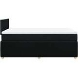  Krevet box spring s madracem crni 120 x 190 cm od tkanine | shoptok.hr