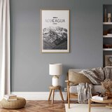  Plakat - The majestic peak of Aconcagua mountain crown mountain landscape 21x30 Zlatni okvir s margom | shoptok.hr