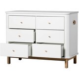 Oliver Furniture® komoda white/oak | Shoptok.si