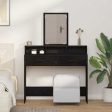  Toaletni stol Crni hrast 100 x 41 x 140 cm Konstruirano drvo | shoptok.hr