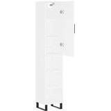  Visoka komoda bijeli 34,5x34x180 cm od konstruiranog drva | shoptok.hr